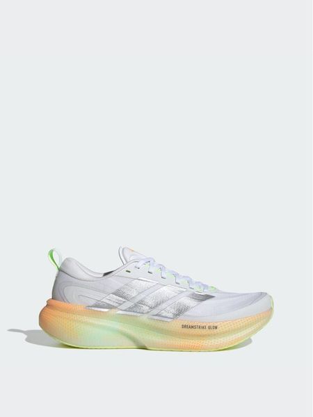 Adidas Buty do biegania Supernova Glide Running Shoes KJ4421 Biały. Białe buty do biegania Adidas, bez wzorów, z materiału, bez zapięcia, do biegania. Za 568.99 zł.