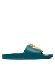 Adidas Klapki Adilette IG9268 Zielony. Zielone klapki Adidas, ze skóry. Za 119.99 zł.