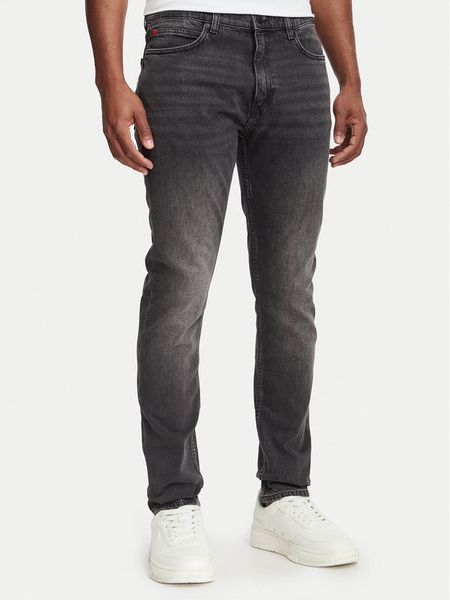 HUGO Jeansy 50561248 Szary ciemny Extra Slim Fit. Szare jeansy Hugo, m. Za 599.99 zł.