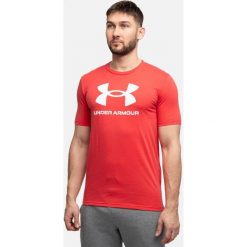 Koszulka sportowa męska Under Armour Sportstyle. Czerwone t-shirty sportowe Under Armour, bez wzorów, bez ramiączek. Za 99.90 zł.