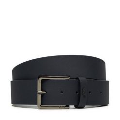 Pasek Męski BOSS. Niebieskie paski Boss, bez wzorów. Za 379.99 zł.