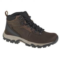 Buty trekkingowe męskie Columbia Newton Ridge Plus II. Brązowe buty trekkingowe Columbia, bez wzorów, z gumy, bez zapięcia. Za 442.99 zł.