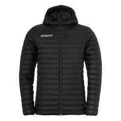 Kurtka z kapturem Uhlsport Essential Ultra Lite. Białe kurtki Uhlsport, bez wzorów, z kapturem. W wyprzedaży za 341.50 zł.