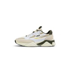 Buty sneakersy męskie sportowe męskie Fila RECADE. Białe buty sportowe casual Fila, bez wzorów, bez zapięcia. Za 234.99 zł.