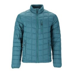 Kurtka puchowa Whistler Luis. Niebieskie kurtki WHISTLER, bez wzorów, z puchu, bez kaptura. Za 297.00 zł.