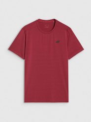 4F Koszulka sportowa w kolorze czerwonym rozmiar: XXL. Czerwone t-shirty sportowe 4F, bez wzorów, z materiału, bez ramiączek, outdoorowe. Za 55.95 zł.