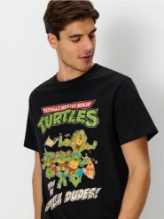 Piżama dwuczęściowa Wojownicze żółwie Ninja - czarny. Czarne piżamy Sinsay, l, bez wzorów, bez ramiączek. Za 49.99 zł.