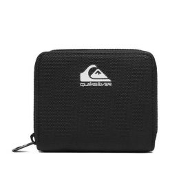 Portfel Quiksilver. Czarne portfele Quiksilver, bez wzorów. Za 49.99 zł.