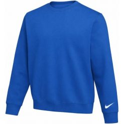 Męska bluza Nike Park 26 Fleece Crew - polar, regular fit. Niebieskie bluzy z polaru Nike, m, bez wzorów, z bawełny, bez kaptura. Za 167.99 zł.