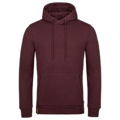 Bluza męska Kilpi ODISEA-M. Czerwone bluzy Kilpi, m, bez wzorów, bez kaptura. Za 189.67 zł.
