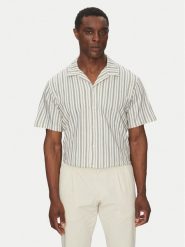 Jack&Jones Koszula Bluleo 12275085 Beżowy Relaxed Fit. Brązowe koszule Jack&Jones, m, bez wzorów, z bawełny, bez kołnierzyka, bez ramiączek. Za 109.99 zł.
