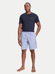 Emporio Armani Underwear Piżama EM000649 AF18543 MB352 Granatowy Regular Fit. Niebieskie piżamy Emporio Armani Underwear, m, bez wzorów, z bawełny, bez ramiączek. Za 529.99 zł.