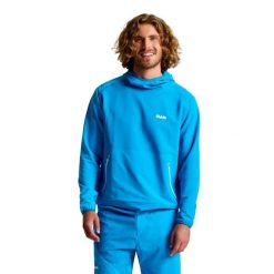 Bluza Slam Foil Tech Hoodie Dorośli. Niebieskie bluzy z kapturem SLAM, l, bez wzorów, z lycry, z kapturem. Za 647.99 zł.