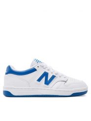 New Balance Sneakersy BB480LBL Biały. Białe buty sportowe casual New Balance, bez wzorów, ze skóry, bez zapięcia. Za 269.99 zł.