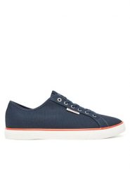 Calvin Klein Jeans Tenisówki Ess Vulc Low Mg Cv YM0YM01301 Granatowy. Niebieskie trampki Calvin Klein Jeans, m, bez wzorów, bez zapięcia. Za 299.99 zł.