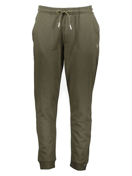 U.S. Polo Assn. Spodnie dresowe w kolorze khaki rozmiar: M. Brązowe spodnie treningowe długie U.S. Polo Assn., m, bez wzorów, z dresówki. Za 109.95 zł.