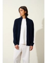 AUTHENTIC CASHMERE Kaszmirowy kardigan "Albaron" w kolorze granatowym rozmiar: M. Niebieskie swetry rozpinane AUTHENTIC CASHMERE, m, bez wzorów, z kaszmiru, bez kołnierzyka, bez ramiączek. Za 317.73 zł.