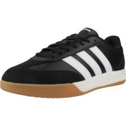 Buty ADIDAS VL COURT FC Czarny. Czarne buty trekkingowe Adidas, bez wzorów, ze skóry, bez zapięcia. Za 273.99 zł.