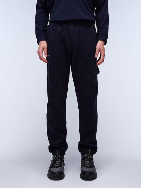 Napapijri Spodnie dresowe w kolorze granatowym rozmiar: XS. Niebieskie spodnie treningowe długie Napapijri, xs, bez wzorów, z dresówki. Za 109.26 zł.