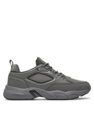 Calvin Klein Sneakersy Retro Tennis Low Laceup Mtl YM0YM00991 Szary. Szare buty sportowe casual CALVIN KLEIN, bez wzorów, z materiału, bez zapięcia. Za 579.99 zł.