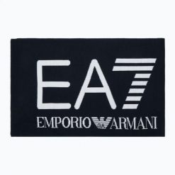 Szalik EA7 Mountain Visibility. Czarne szaliki EA7 Emporio Armani, bez wzorów, z materiału. Za 179.99 zł.