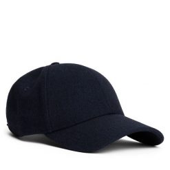 Czapka z daszkiem Tommy Hilfiger. Niebieskie czapki z daszkiem Tommy Hilfiger, bez wzorów. Za 199.99 zł.