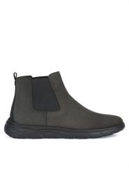 Geox Sztyblety U Portello U36E1A 022EK C6372 Brązowy. Brązowe botki sznurowane Geox, bez wzorów, z materiału, bez obcasa, bez zapięcia. Za 469.99 zł.