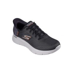 Buty sportowe Sneakersy męskie, Slip-Ins: GO WALK Flex - New World. Czarne buty sportowe casual Skechers, bez wzorów, bez zapięcia. Za 379.99 zł.