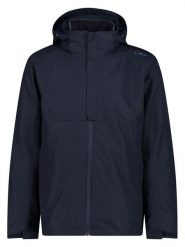 CMP Kurtka funkcyjna 3w1 w kolorze granatowym rozmiar: 56. Niebieskie kurtki outdoor i hardshell CMP, bez wzorów, z materiału, bez kaptura. Za 165.31 zł.