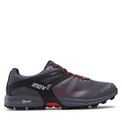 Buty do biegania Inov-8. Szare buty do biegania Inov-8, bez wzorów, z gore-texu, bez zapięcia, do biegania, gore-tex. Za 479.99 zł.