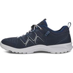 Buty trekkingowe męskie Ecco Terracruise. Niebieskie buty turystyczne ecco, bez wzorów, z materiału, bez zapięcia, do biegania. Za 440.90 zł.