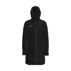 Kurtka stadionowa Erima Cmpt czarna. Czarne kurtki Erima, m, bez wzorów, z polaru, bez kaptura. Za 427.70 zł.