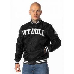 Kurtka przejściowa męska Pitbull Tyrian II. Czarne kurtki PITBULL, l, bez wzorów, bez kaptura. Za 319.00 zł.