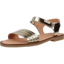 Sandały PABLOSKY 451780P Złoty. Żółte sandały PABLOSKY, ze skóry, bez zapięcia. Za 258.99 zł.