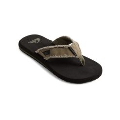 Sandały dla Mężczyzn MONKEY ABYSS Zielony. Zielone sandały Quiksilver, z tkaniny, bez zapięcia. Za 109.99 zł.