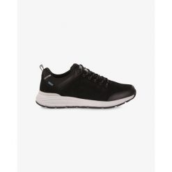 Krótkie buty sportowe unisex Kilpi MERAPI LOW WP-U. Czarne buty trekkingowe Kilpi, bez wzorów, z nylonu, bez zapięcia. Za 370.41 zł.