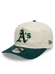 New Era Czapka z daszkiem Script Oakland Athletics Golfer 60595252 Biały. Białe czapki z daszkiem New Era, bez wzorów, z bawełny. Za 149.99 zł.