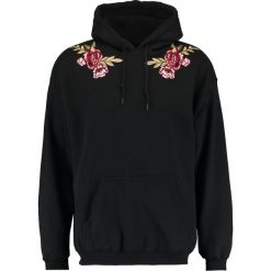 Topman ROSE CHEST Bluza z kapturem black. Bluzy marki Topman. Za 169.00 zł.