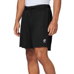 Szorty męskie sportowe Lotto MEN. Czarne krótkie spodenki sportowe Lotto, l, bez wzorów. Za 69.00 zł.