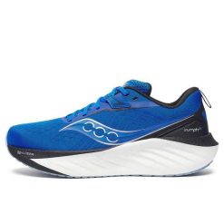 Buty Do Biegania Saucony Triumph 22 Dorosłych. Niebieskie buty do biegania Saucony, bez wzorów, z materiału, bez zapięcia, do biegania. Za 1,127.00 zł.