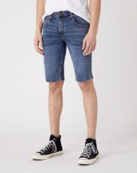 SPODENKI MĘSKIE WRANGLER COLTON SHORTS SLING SHOT W15VJP251 112127167. Szorty Wrangler, m, bez wzorów, z jeansu. Za 169.99 zł.