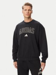 Adidas Bluza Seasonal Essentials Collegiate French Terry Crew KF4252 Czarny Regular Fit. Czarne bluzy Adidas, m, bez wzorów, z bawełny, bez kaptura. Za 259.99 zł.