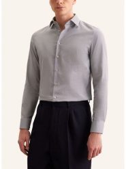 Seidensticker Koszula - Slim fit - w kolorze biało-granatowym rozmiar: 42. Niebieskie koszule Seidensticker, bez wzorów, bez kołnierzyka, bez ramiączek. Za 119.95 zł.