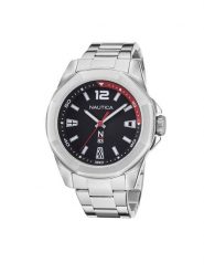Nautica Zegarek NAPTBF104 Srebrny. Szare zegarki Nautica, srebrne. Za 359.99 zł.