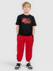 4F Spodnie dresowe joggery chłopięce - czerwone 152 (11-12 lat). Czerwone joggery i bojówki 4F, bez wzorów, z dresówki. Za 119.99 zł.