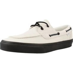 Buty VANS VN000Z96CJ71 2-EYELET BOAT SHOE Biały. Białe buty turystyczne Vans, bez wzorów, z tkaniny, bez zapięcia, na fitness i siłownię. Za 380.99 zł.