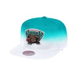 Czapka typu snapback Mitchell & Ness Color Fade Vancouver Grizzlies. Białe czapki z daszkiem Mitchell & Ness, bez wzorów. Za 217.00 zł.