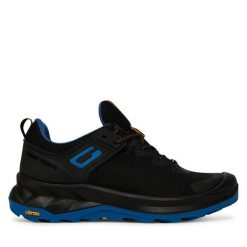 Trekkingi Grisport. Czarne buty trekkingowe Grisport, bez wzorów, bez zapięcia. Za 299.99 zł.