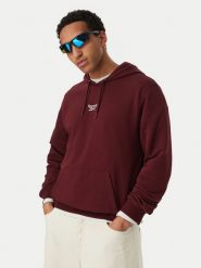 Reebok Bluza RK25550CCM Bordowy Regular Fit. Czerwone bluzy Reebok, m, bez wzorów, z syntetyku, bez kaptura. Za 229.99 zł.