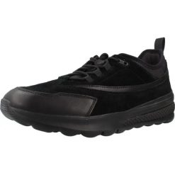 Buty GEOX U46BAA 04322 Czarny. Czarne buty turystyczne Geox, bez wzorów, ze skóry, bez zapięcia, na fitness i siłownię. Za 372.99 zł.